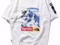Superme 雪山男女T恤
