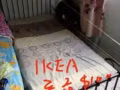 IKEA單人床,長短可申縮可做兒童床,有床墊