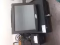 卖1套二手销售终端POS触屏LCD+热敏打印机+收银抽屉sgd1400