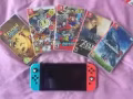 八九成新的任天堂Switch 挥泪转让，包含五个游戏加所有配件