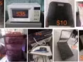 后港-出售闲置收纳盒、手推车、微波炉、电子称等物品@@@