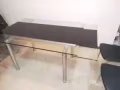 出售二手钢化玻璃桌子一个