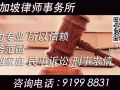 新加坡知名律师事务所免费咨询 91998831