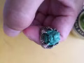 天然原矿绿松石