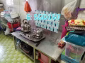白鋼灶台加煤氣爐