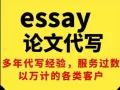 【新加坡⭐金牌⭐论文代写⭐十年置顶】Assignment✍️Essay代写✍最权威，最优惠