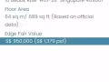 7分钟地铁站2 房一厅公寓出售