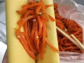山东泰山纯手工煎饼,香酥蚕蛹,香椿,纯手工面条