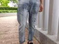 男 潮流牛仔裤，