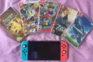 八九成新的任天堂Switch 挥泪转让，包含五个游戏加所有配件