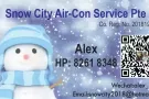 洗空调 1台$40 2台$50 三台$60 开发票