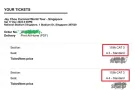 2022 周杰伦 新加坡演唱会 CAT 3 第一排 ! 连座 !