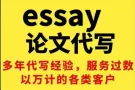 【新加坡⭐金牌⭐论文代写⭐十年置顶】Assignment✍️Essay代写✍最权威，最优惠