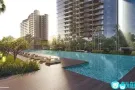 Eunos MRT（友诺士）对面全新公寓Parc Esta普通房出租（走路1分钟到友诺士地铁站）。24年1月5号入住