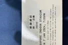 卖俩张徐之谦新加坡演唱会门票X2