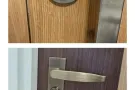 更换锁芯，更换把手锁98981799