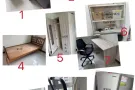 屋子售卖，清理家具。沙发，电视柜，单人床，衣柜，储物柜，书桌和椅子，置物铁架，餐追，运动器材，冰箱