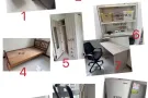 售卖家具家电, 沙发，电视柜，单人床，衣柜，储物柜，书桌和椅子，置物铁架，餐桌，运动器材，冰箱