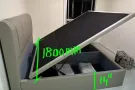 可以收藏储存物品的床架出售！