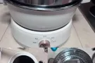 美的牌子，新的分离式多用途锅。蒸，炒，涮，煎都可，新币 50.文礼自取，电话 86227696