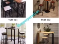吧桌 吧凳 高脚桌 Solid wood high bar chair table