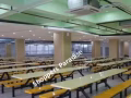玻璃钢桌椅 快餐桌 Fiberglass table + bench set, 1 Table + 2 Benches