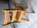 白橡木可旋转电脑椅书桌椅
