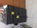 实木单人床和移动空调