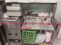 鱼汤板面用具出售。【白钢柜台、打面机等】